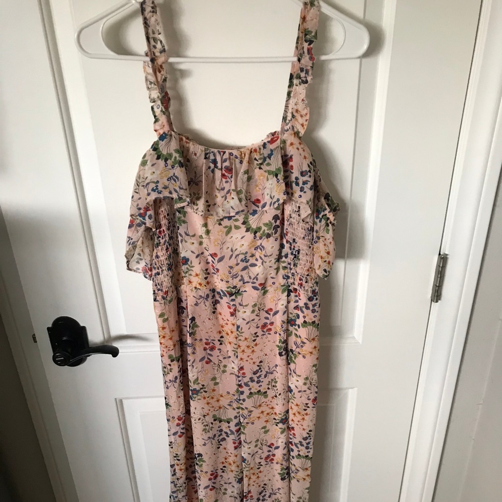 Glamorous Jumpsuit With Ruffle Layer In Floral